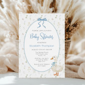 Albern Gänse Vintage Bläschen Babydusche Einladung