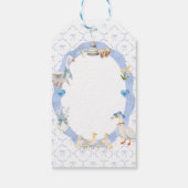 Albern Gänse Whimsical Bow Baby Showdusche Geschenkanhänger (Rückseite)