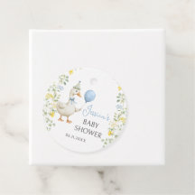 Albern Gänse Wildblume Baby Boy Dusche Danke