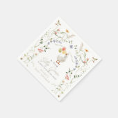 Albern Gänse-Wildblume Blumenspülung Serviette (Ecke)