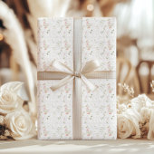 Albern Gänse Wildblume Gingham Girl Party Geschenkpapier