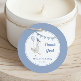 Albern Gänseblauer Junge Geburtstag Geschenkanhänger