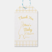 Albern Gänseblütendusche Geschenkanhänger (Vorderseite)