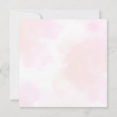 Albern Gänseblütengarten Mushroom Kinderdusche Einladung (Rückseite)