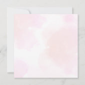 Albern Gänseblütengarten Pilz 1. Geburtstag Einladung (Rückseite)