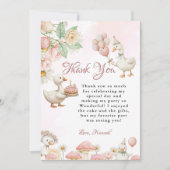 Albern Gänseblütengarten Pilz Danke Karte (Vorderseite)