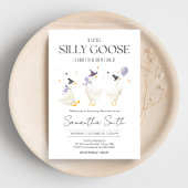 Albern Gänsedusche Einladung