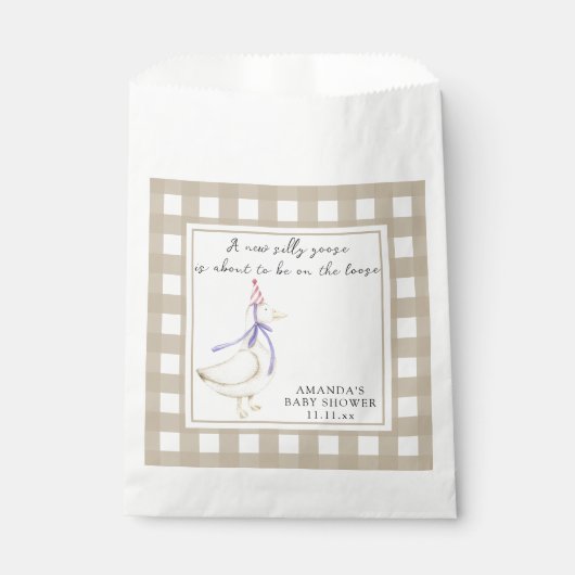 Albern Gänsedusche Geschenktütchen (Vorderseite)