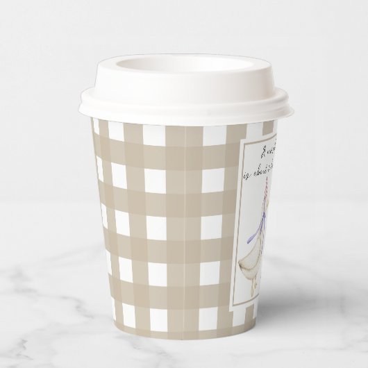 Albern Gänsedusche Pappbecher (Rechts)