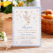 Albern Gänsefrühlingshose Daisy Gingham Boy Babydu Einladung