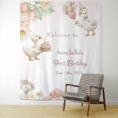 Albern Gänsegarten Pilz Geburtstag Empfang Wandteppich (Beispiel)