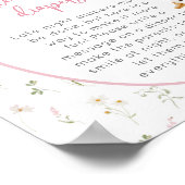 Albern Gänsehähne Kinderdusche Spätabend Windeln Poster (Ecke)