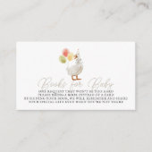 Albern Gänsehaut Gingham Books for Baby Begleitkarte (Vorderseite)