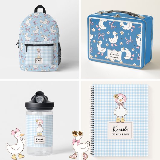 Albern Gänsehrosa Bogen Coquette Benutzerdefiniert Trinkflasche