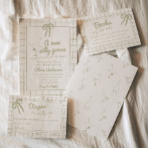 Albern Gänseneutrale Gingham-Kinderdusche