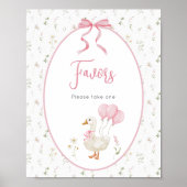 Albern Gänserinnen Geburtstagskarten- und Geschenk Poster (Vorne)