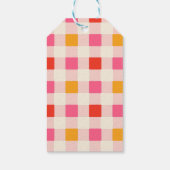 Albern Gänserosa Kindergeburtstag Party Vielen Dan Geschenkanhänger (Rückseite)