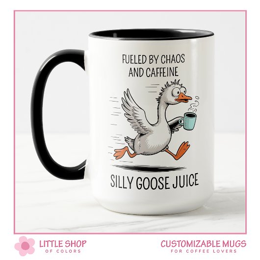 Albern Gänssaft Funny Personalisiert Tasse