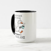 Albern Gänssaft Funny Personalisiert Tasse (Vorderseite Links)