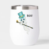 Albern Ghost Blue Eyes Top Hat Gold Skull Cane Boo (Rückseite)