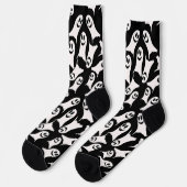 Albern Ghosts Halloween Socken (Linkes Detail)