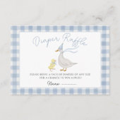 Albern Gingham Duck Baby Shooting Card Begleitkarte (Vorderseite)