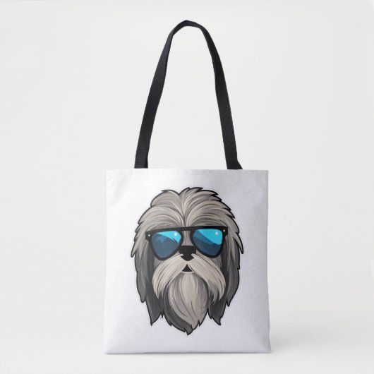 Albern Glasses Lhasa Apso Classic T - Shirt Tasche (Vorderseite)