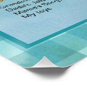 Albern Go First Year Boy's Birthday Meilenstein Bo Poster (Ecke)