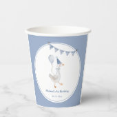 Albern Goose Blue Boy Geburtstagsparty Pappbecher (Vorderseite)