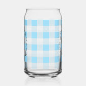 Albern Goose Blue Gingham Dosenglas (Links)
