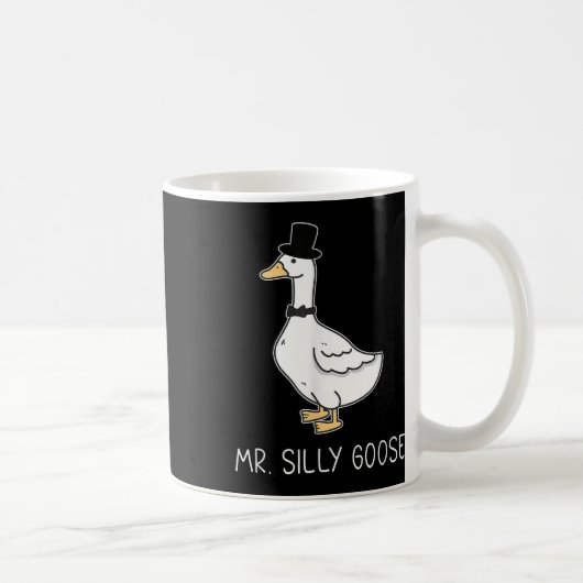 Albern Goose Couple Matching Funny Men Kaffeetasse (Rechts)