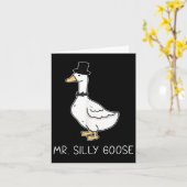 Albern Goose Couple Matching Funny Men Karte (Gelbe Blume)