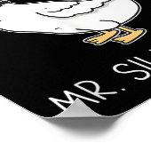 Albern Goose Couple Matching Funny Men Poster (Ecke)