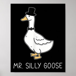 Albern Goose Couple Matching Funny Men Poster