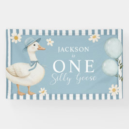 Albern Goose Daisy Boy 1. Geburtstag Party Banner