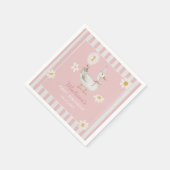 Albern Goose Daisy Girl 1. Geburtstag Party Serviette (Ecke)