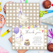 Albern Goose Geburtstagsparty Danke