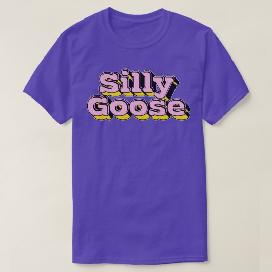 Albern Goose Retro Meme Lover Design T-Shirt (Design vorne)