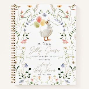 Albern Goose Wildblume Baby Showbook Notizblock