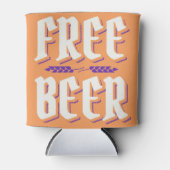 Albern & Kitschy GRATIS BIER Dosenkühler (Vorderseite)