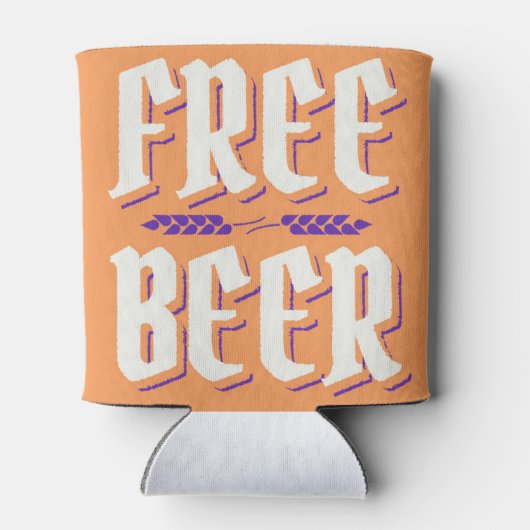 Albern & Kitschy GRATIS BIER Dosenkühler (Rückseite)