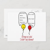 Albern Knock Knock Joke Postkarte (Vorne/Hinten)