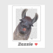 Albern Llama Aufkleber (Blatt)