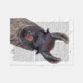 Albern Llama Fleecedecke (Vorderseite (Horizontal))