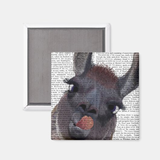 Albern Llama Magnet (Vorderseite/Rückseite)