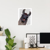 Albern Llama Poster (Heimbüro)