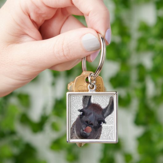 Albern Llama Schlüsselanhänger (Hand)