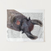 Albern Llama Wandteppich (Vorderseite (Horizontal))