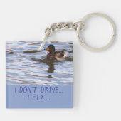 Albern Mallard Duck Schlüsselanhänger (Rückseite)