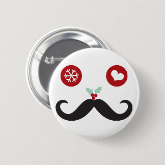 Albern Mustache Niedlich Funny Funny Funny Festida Button